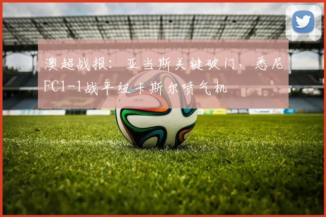 澳超战报:亚当斯关键破门,悉尼FC1-1战平纽卡斯尔喷气机
